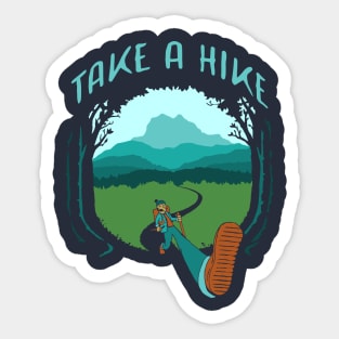 Take a Hike Sticker